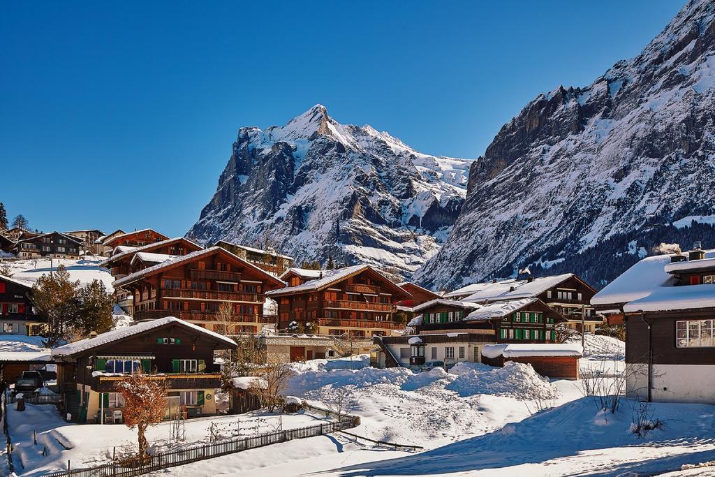 Mom - Alpine Boutique Apartments, Chalet Fagus, Terrace Studio Grindelwald Buitenkant foto