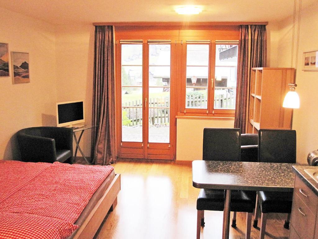 Mom - Alpine Boutique Apartments, Chalet Fagus, Terrace Studio Grindelwald Kamer foto